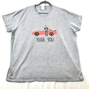 Gildan Women's Ultra Cotton Activewear SRL Graphic Tee Yeah You T-Shirt Gray 3XL